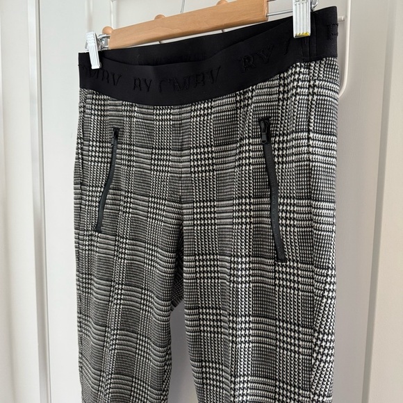 Cambio black & white plaid slim fit Renee cigarette pants - size 6 - Picture 7 of 8